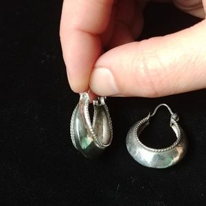 FINAL PRICE Antique Mexican sterling earrings